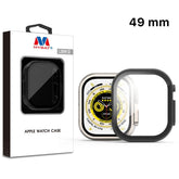 MyBat Fusion Protector Case (with Tempered Glass Screen Protector) for Apple Watch Ultra 49mm / Watch Ultra 2 49mm - BlackMyBat Pro